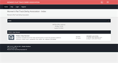 Desktop Screenshot of forum.wftda.com